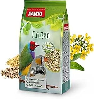 PANTO Exotenfutter mit Pluramin 5×1 kg – für Finken, Saaten ohne Nüsse | Feine Saatenmischung…