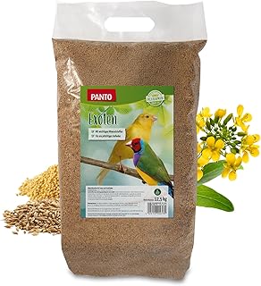 PANTO Exotenfutter mit Pluramin 12,5 kg – für Finken, ohne Nüsse | Feine Saatenmischung ohne …