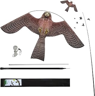 Vogelschutz-Teleskop-Vogelscheuchen-Stil A-Drachen mit 4m ausziehbarer Stange Vogelabwehr-Drachen…