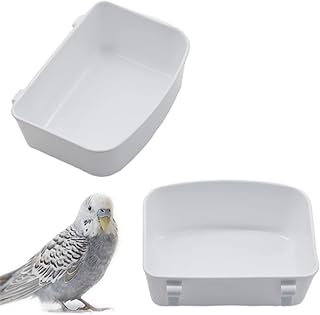 2Pcs Vogel Badewanne Vogelbadewanne Vogelwanne – kleiner Feeder, Hängende Vogelfutternapf, Vogel…
