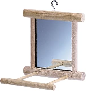 Nobby Holzspiegel mit Landeplatz, 10 x 10 x 10 cm, 1 Stück