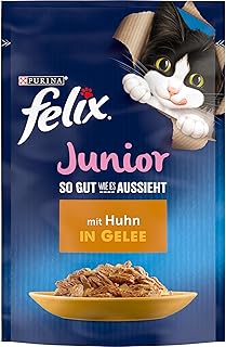 FELIX So gut wie es aussieht Junior in Gelee, mit Huhn 26 x 85g | Kittenfutter nass