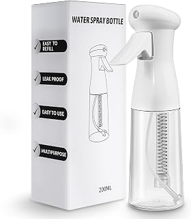 MRUN BONE Ultrafeine Sprühflasche mit kontinuierlichem Nebel – Tropffrei & Auslaufsicher, BPA-Fr…