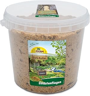JR FARM Bark-Butter Soldatenfliegen 2 kg für Wildvögel im Garten oder auf dem Balkon