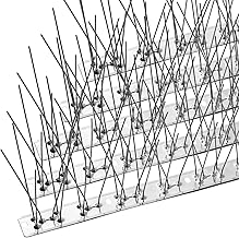 OFFO Vogelspieße mit Edelstahlsockel, Taubenspieße für Dächer und Fenster, Vogelabwehrspieße…