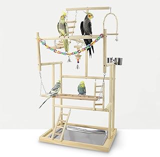 Parrot Playstand, Bird Playground, Papagei Vogel Spielplatz, Papageien Vogelständer Vogelspielpl…
